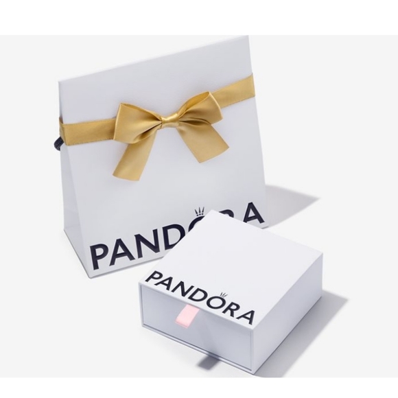 PANDORA NECKLACE WITH 3 PENDANTS - Picture 3 of 4